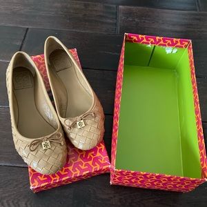 Tory Burch Tan Flats